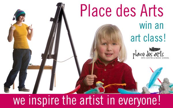 Back to School Giveaway Place des Arts