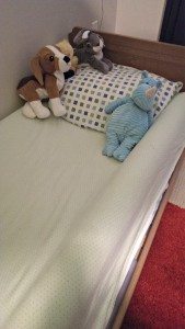 Bed Bolster on Toddler Bed