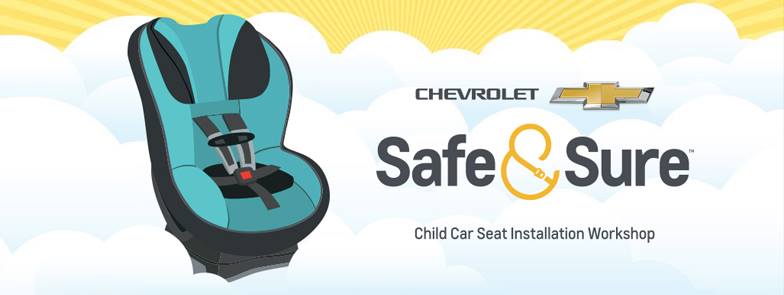 twitter party chevrolet safe and sure car seat safety